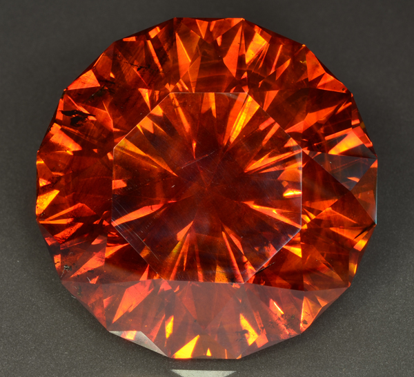 Faceted spanish sphalerite