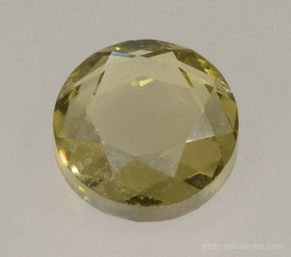 Faceted spanish sphalerite