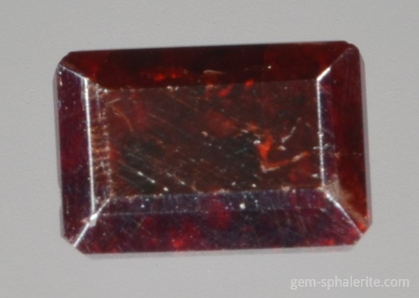 Faceted spanish sphalerite