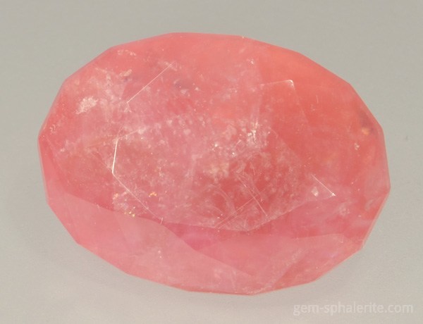 Faceted spanish sphalerite